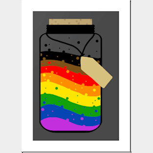 more pride more colour jar Posters and Art